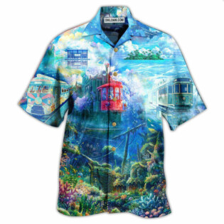 Tram Fantasy On The Ocean - Hawaiian Shirt - Owl Ohh - Owl Ohh