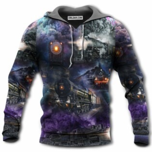 Train The Bilowing In the Night - Hoodie - Owl Ohh - Owl Ohh