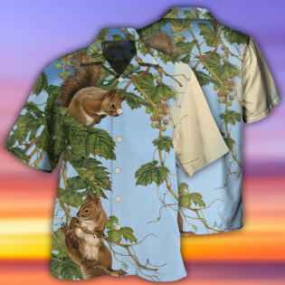 Squirrel Tree Climbing - Hawaiian Shirt - Owl Ohh - Owl Ohh