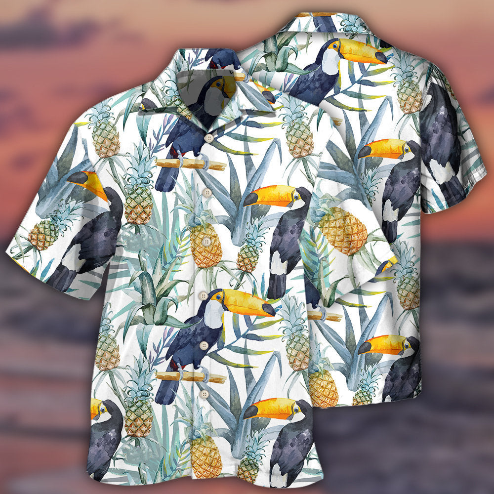 Toucan Tropical Bird Basic - Hawaiian Shirt - Owl Ohh - Owl Ohh