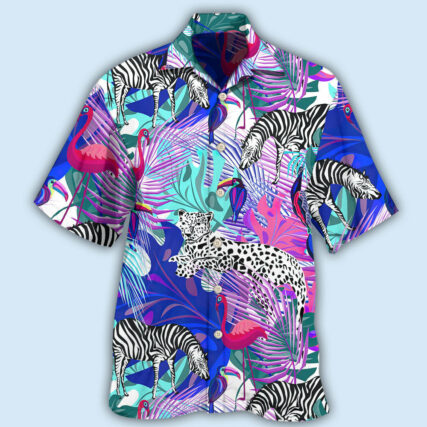 Animals Tropical Animals Tropical Leaf With Colorful Style - Hawaiian Shirt - Owl Ohh - Owl Ohh