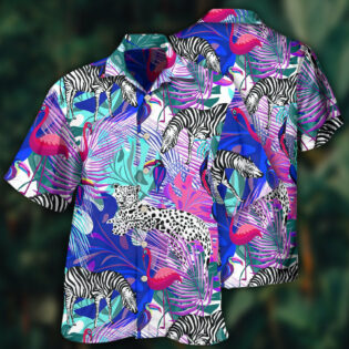 Animals Tropical Animals Tropical Leaf With Colorful Style - Hawaiian Shirt - Owl Ohh - Owl Ohh