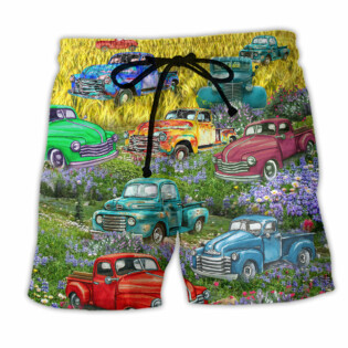 Truck Pickup Trucks This Is How I Roll - Beach Short - Owl Ohh - Owl Ohh