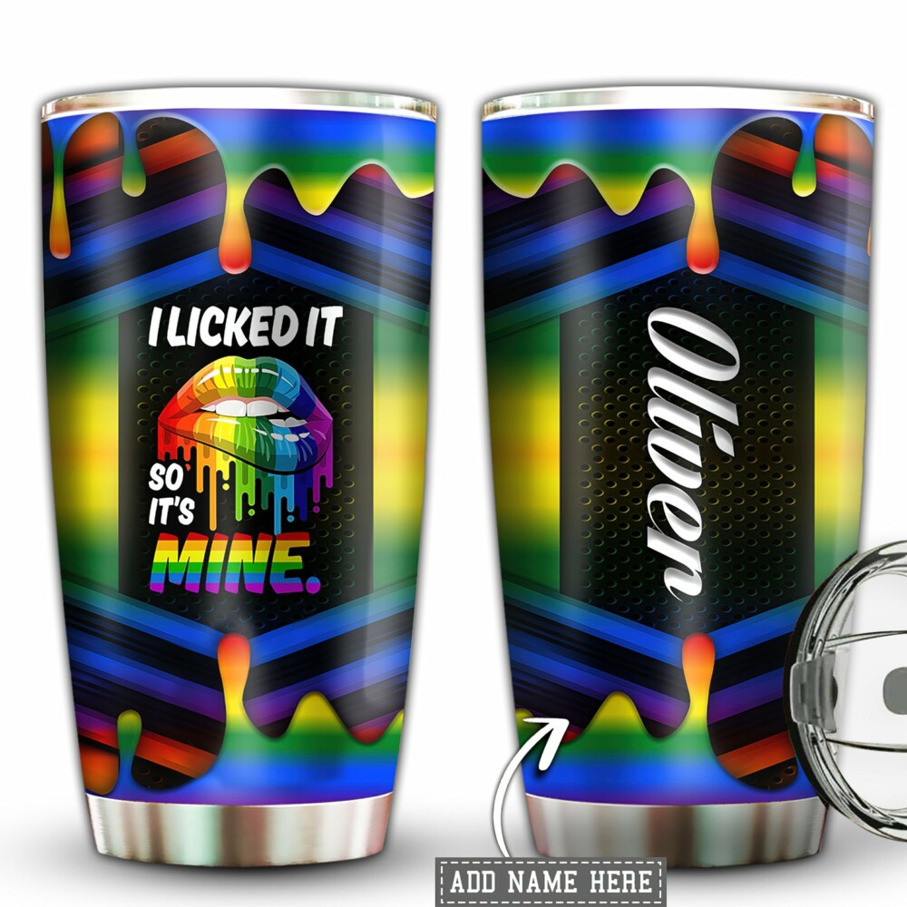 LGBT I Licked It Personalized - Tumbler - Owl Ohh - Owl Ohh