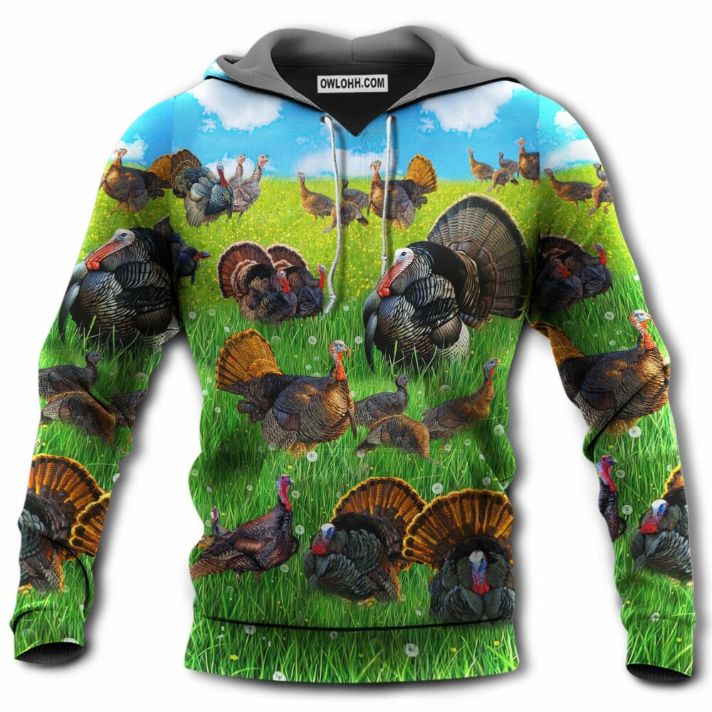 Turkey Animals Life Is Better With A Turkey - Hoodie - Owl Ohh - Owl Ohh