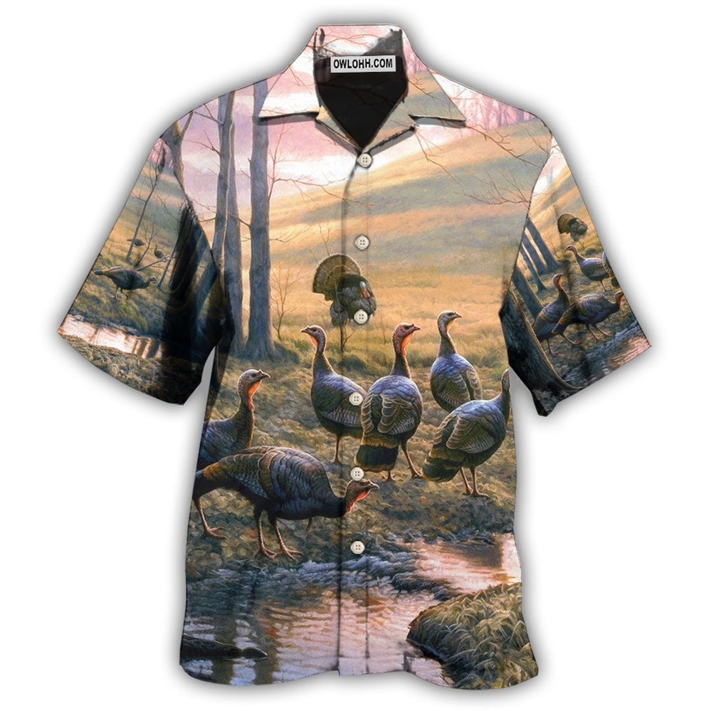 Turkey Beautiful Turkey Smile - Hawaiian Shirt - Owl Ohh - Owl Ohh
