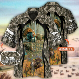 Hunting Turkey Hunting Cool Personalized - Hawaiian Shirt - Owl Ohh - Owl Ohh