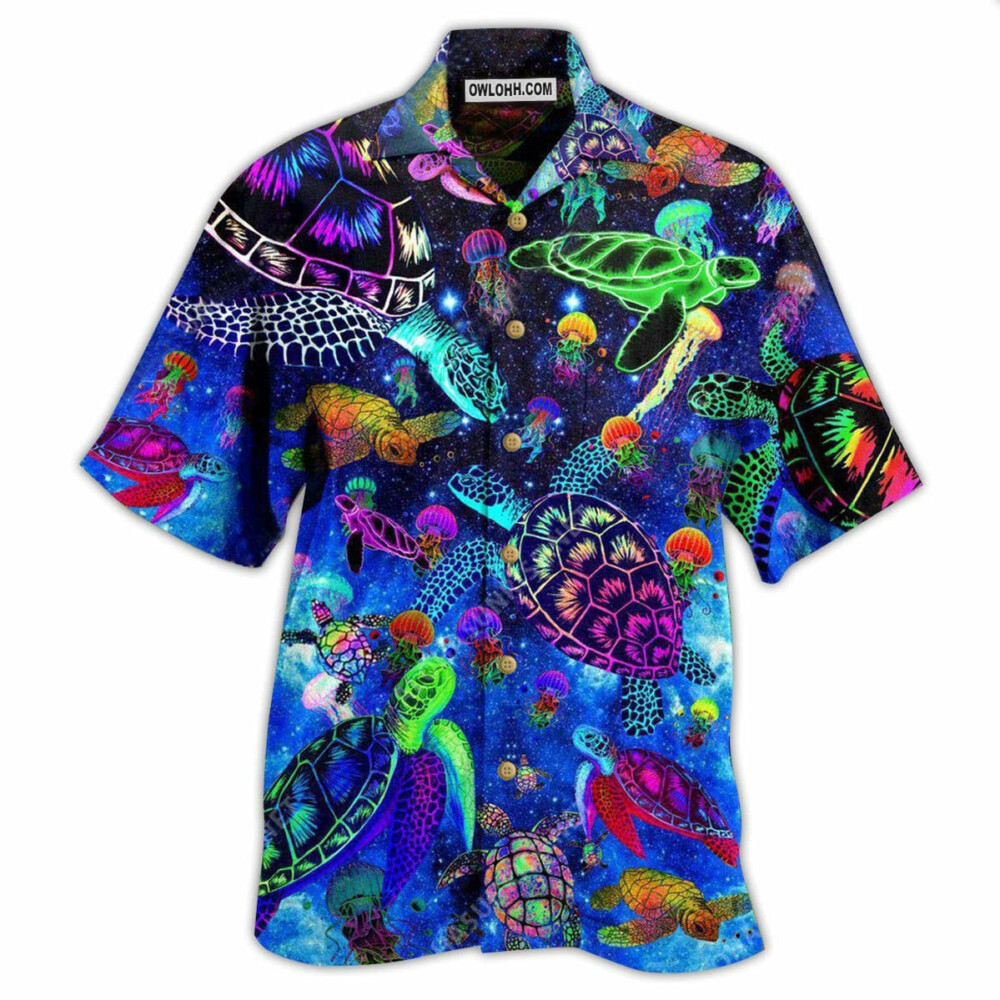 Turtle Amazing Sea Glowing - Hawaiian Shirt - Owl Ohh - Owl Ohh