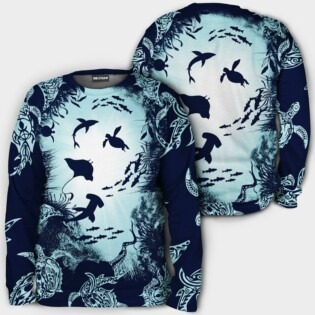 Turtle Aquarium Life - Hoodie - HOOD03NVC130921