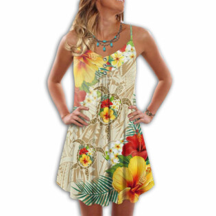 Turtle Is Beach Soul Tropical Style Amazing - Summer Dress - Owl Ohh - Owl Ohh