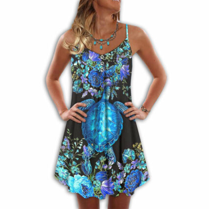 Turtle Love Flower - Summer Dress - Owl Ohh - Owl Ohh