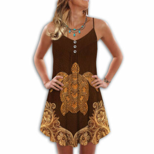 Turtle Is Beach Soul Leather Style - Summer Dress - Owl Ohh - Owl Ohh