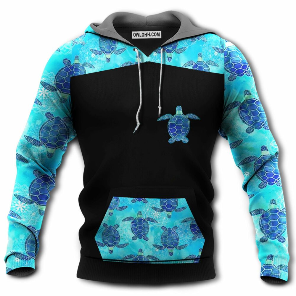 Turtle Love His Ocean - Hoodie - Owl Ohh - Owl Ohh