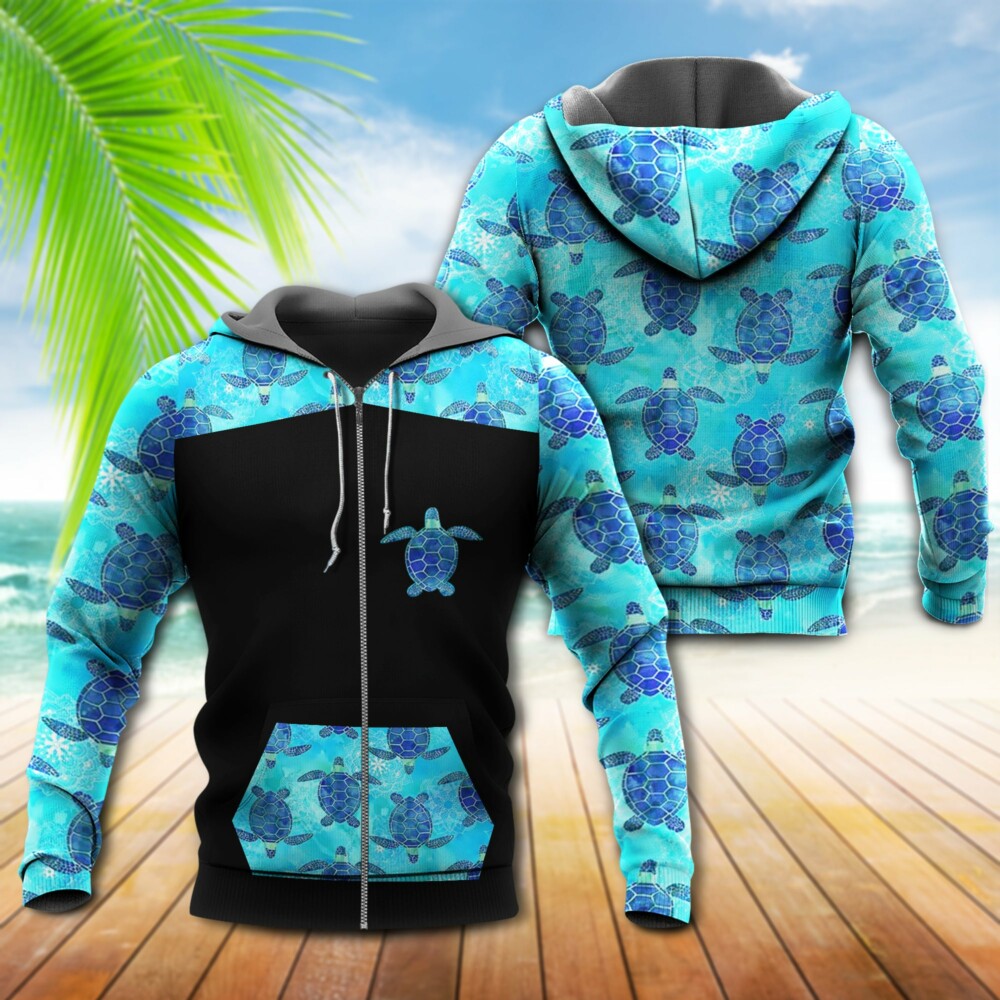 Turtle Love His Ocean - Hoodie - Owl Ohh - Owl Ohh