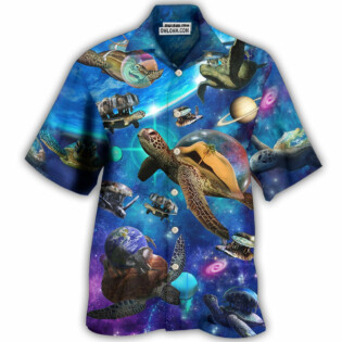 Turtle Loves Amazing Planet Style - Hawaiian Shirt - Owl Ohh - Owl Ohh