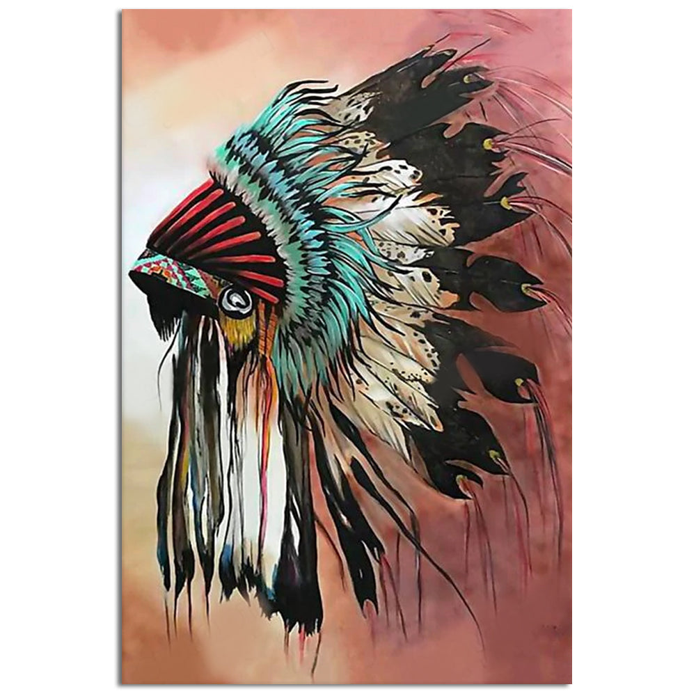 Native American Unique For Native American Lover - Vertical Poster - Owl Ohh - Owl Ohh