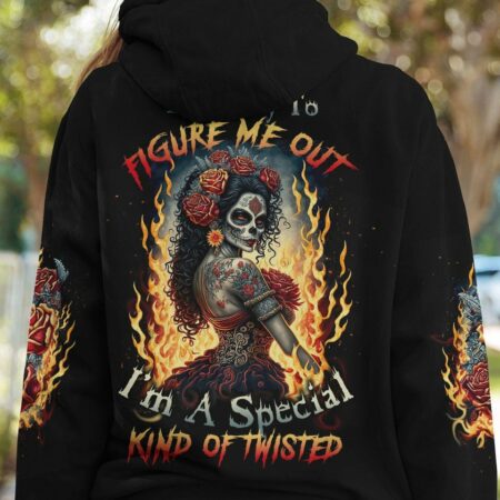 DON'T TRY TO FIGURE ME OUT SUGAR SKULL ALL OVER PRINT - TLTW1703235