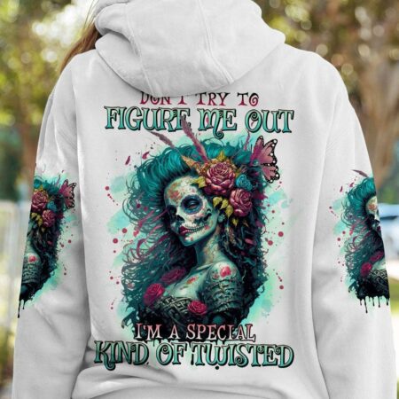 DON'T TRY TO FIGURE ME OUT SUGAR SKULL ALL OVER PRINT - TLNO2103233