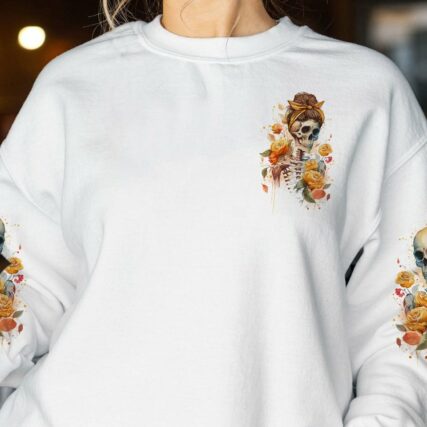 BUT DID YOU DIE MOM LIFE SKELETON ALL OVER PRINT - TLNO1602233