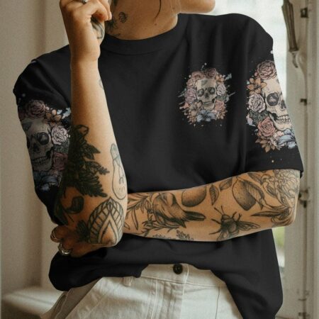 LOVE ME LIKE MY DEMONS DO SKULL ALL OVER PRINT - YHHG2003232