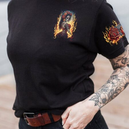DON'T TRY TO FIGURE ME OUT SUGAR SKULL ALL OVER PRINT - TLTW1703235