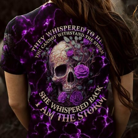 I AM THE STORM ROSE SKULL ALL OVER PRINT - TLNO2703234