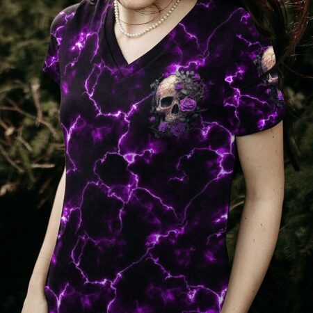 I AM THE STORM ROSE SKULL ALL OVER PRINT - TLNO2703234
