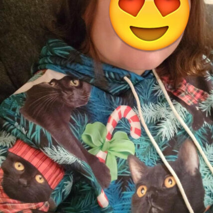Cat It Is Jolly Black Cat Lover - Hoodie - Owl Ohh - Owl Ohh