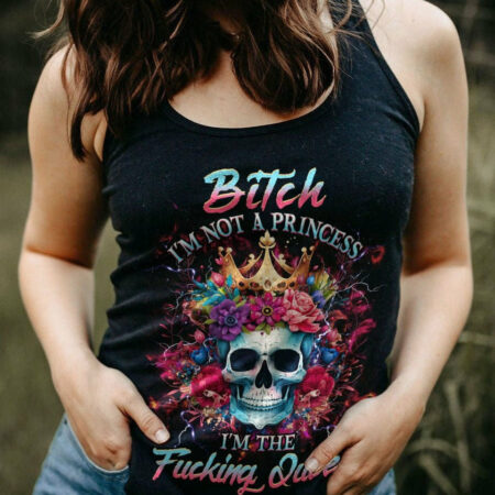 I'M THE F QUEEN SKULL ALL OVER PRINT - YHHG1204231