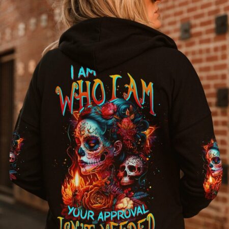 I AM WHO I AM SKULL ALL OVER PRINT - TLTW0504234