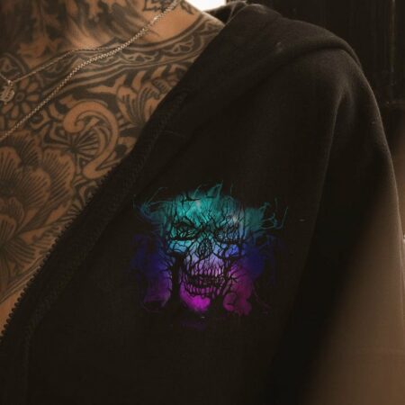 HELLO DARKNESS MY OLD FRIEND SKULL ALL OVER PRINT - YHHG0504231