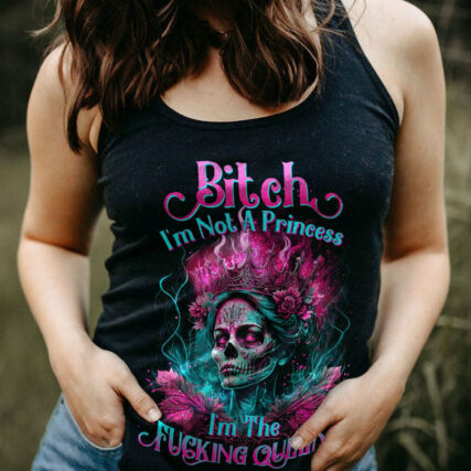 I'M THE F QUEEN SUGAR SKULL ALL OVER PRINT - TLTW0604231