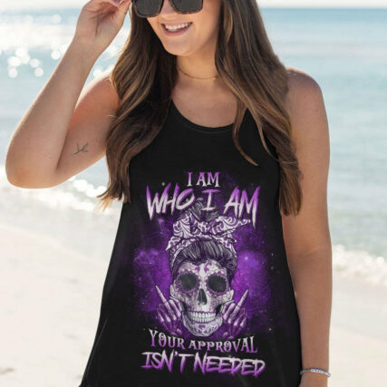 I AM WHO I AM SKULL ALL OVER PRINT - YHLN0704233