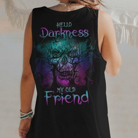 HELLO DARKNESS MY OLD FRIEND SKULL ALL OVER PRINT - YHHG0504231