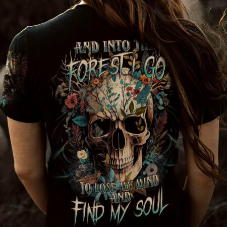 AND INTO THE FOREST I GO SKULL ALL OVER PRINT - TLNT1204232