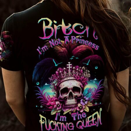 I'M THE F QUEEN OCEAN SKULL ALL OVER PRINT - TLTW2404231
