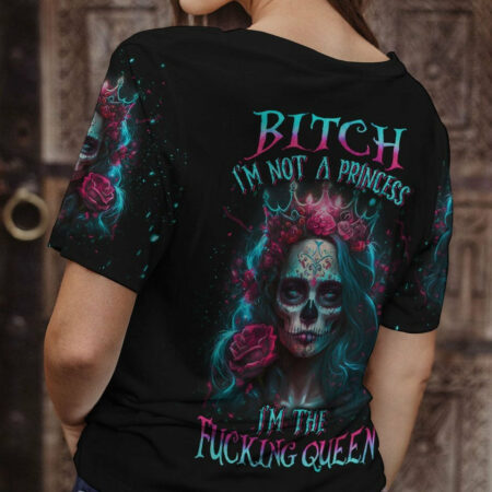 I'M THE F QUEEN SUGAR SKULL ALL OVER PRINT - YHLN1104231
