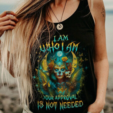I AM WHO I AM SKULL ALL OVER PRINT - YHDU1104233