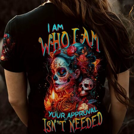 I AM WHO I AM SKULL ALL OVER PRINT - TLTW0504234