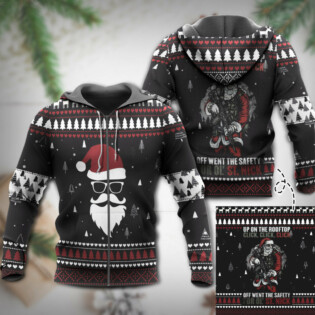 Santa Up On The Rooftop Click Click Click Santa Claus - Hoodie - Owl Ohh - Owl Ohh