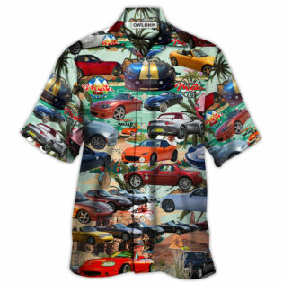 Car Summer Tropical Island Lover- Hawaiian Shirt - Owl Ohh - Owl Ohh