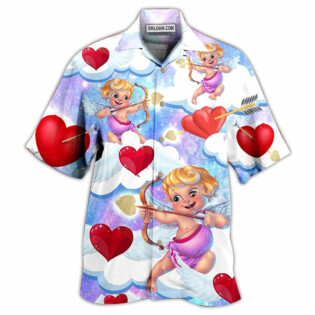 Women's Day, Valentine Gift Love Cupid - Hawaiian Shirt - Owl Ohh - Owl Ohh