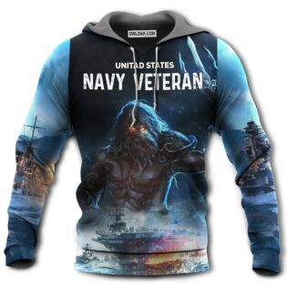 Veteran Amazing US Navy Veteran - Hoodie - Owl Ohh - Owl Ohh