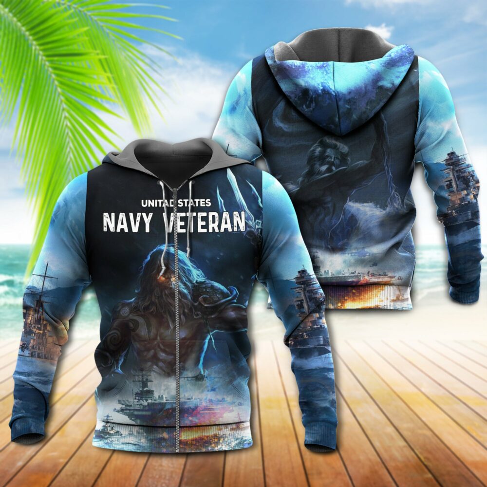 Veteran Amazing US Navy Veteran - Hoodie - Owl Ohh - Owl Ohh