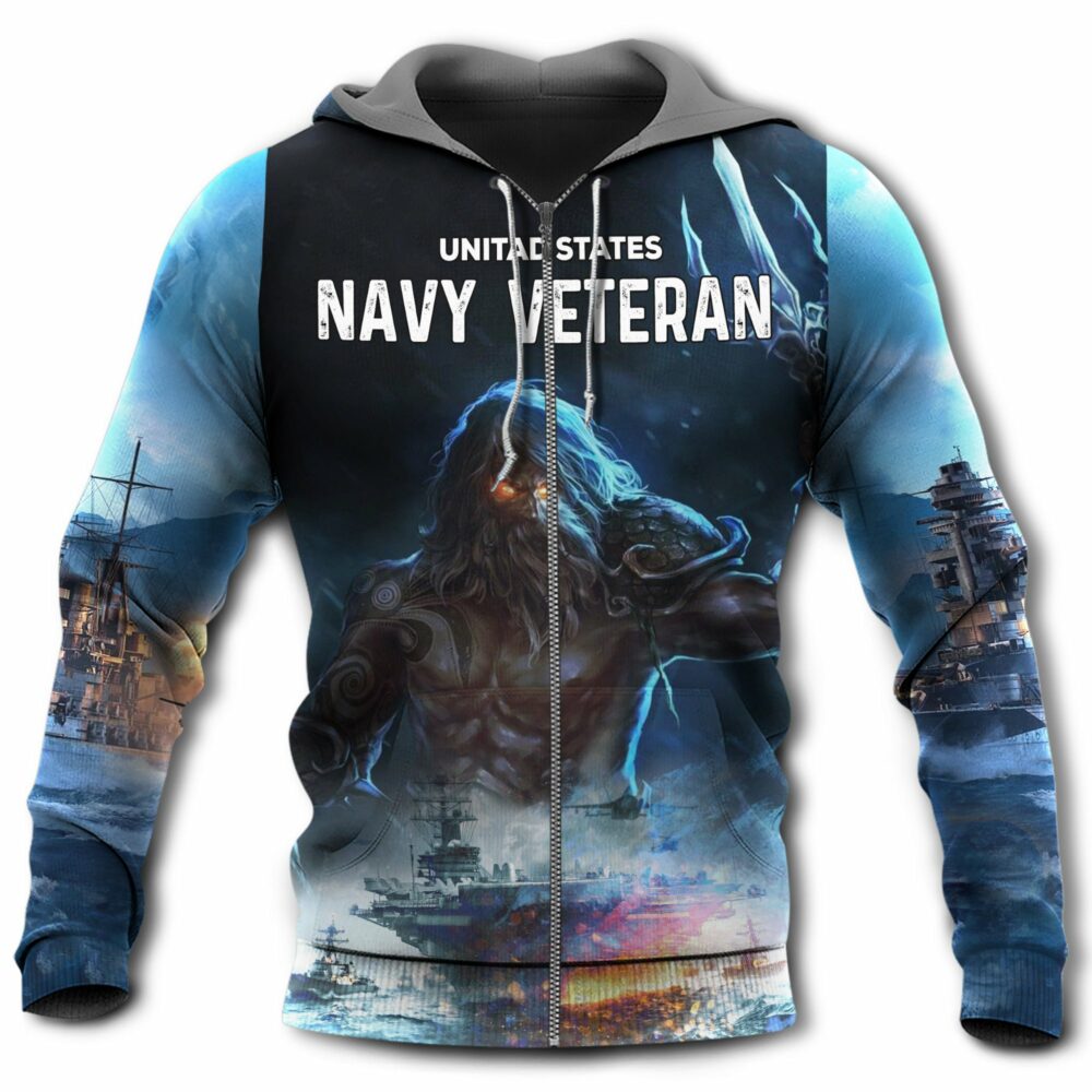 Veteran Amazing US Navy Veteran - Hoodie - Owl Ohh - Owl Ohh