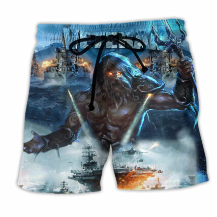 Veteran And Ocean Stronger - Beach Short - Owl Ohh - Owl Ohh