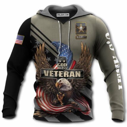 Veteran Army Never Forget Memory Veteran - Hoodie - Owl Ohh - Owl Ohh