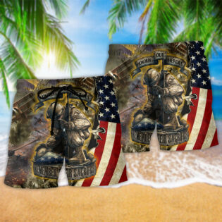 Veteran Honoring Our Heros - Beach Short - Owl Ohh - Owl Ohh