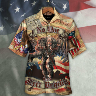 Veteran Cool No One Left Behind Cool And Classic Style - Hawaiian Shirt - Owl Ohh - Owl Ohh