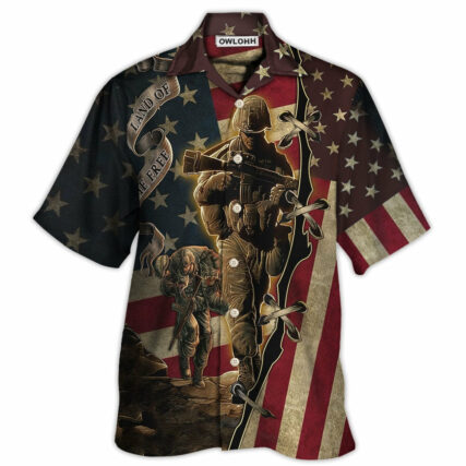 Veteran Proud Memories With Dark Color - Hawaiian Shirt - Owl Ohh - Owl Ohh